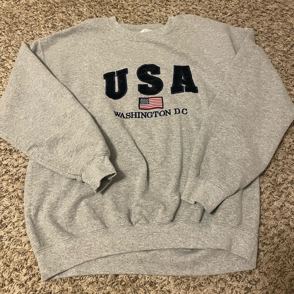 Grey USA Washington, d.c. crewneck - Size L